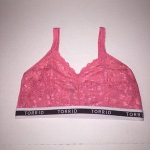 Torrid Plus Size Trim Lace Bralette Torrid Size 0